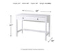 Othello Home Office Small Desk Royal Furniture