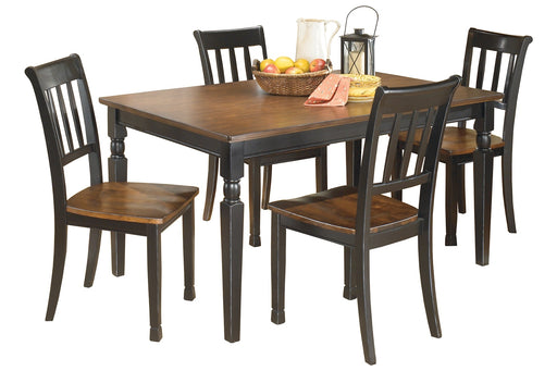 Owingsville Dining Table and 4 Chairs Royal Furniture