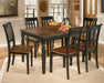 Owingsville Dining Table and 6 Chairs Royal Furniture