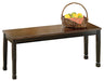 Owingsville Large Dining Room Bench Royal Furniture