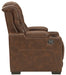 Owner's Box PWR Recliner/ADJ Headrest Royal Furniture