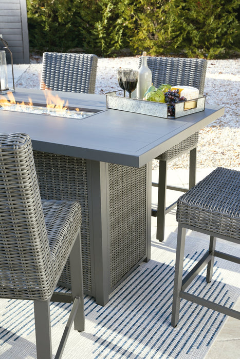 Palazzo Outdoor Counter Height Dining Table with 4 Barstools Royal Furniture