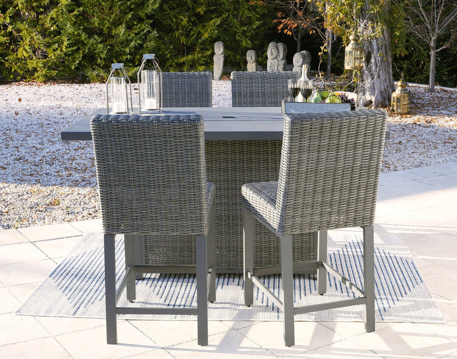 Palazzo Outdoor Counter Height Dining Table with 4 Barstools Royal Furniture