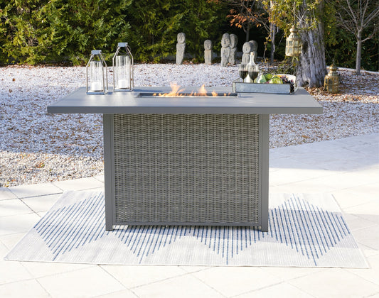 Palazzo RECT Bar Table w/Fire Pit Royal Furniture