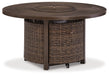 Paradise Trail Round Fire Pit Table Royal Furniture