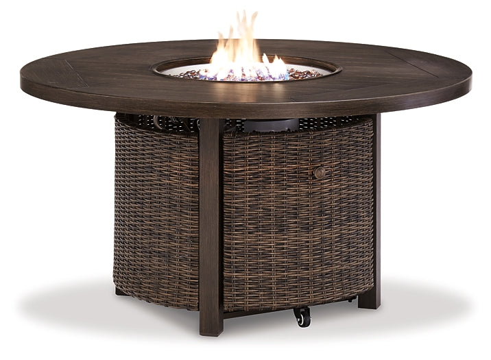 Paradise Trail Round Fire Pit Table Royal Furniture