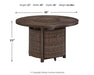 Paradise Trail Round Fire Pit Table Royal Furniture