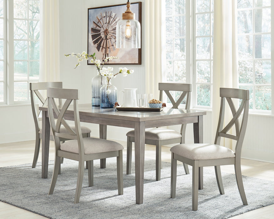 Parellen Dining Table and 4 Chairs Royal Furniture