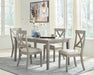 Parellen Dining Table and 4 Chairs Royal Furniture