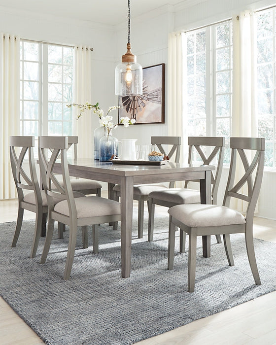 Parellen Dining Table and 6 Chairs Royal Furniture