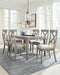 Parellen Dining Table and 6 Chairs Royal Furniture