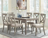 Parellen Dining Table and 6 Chairs Royal Furniture