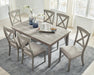 Parellen Dining Table and 6 Chairs Royal Furniture