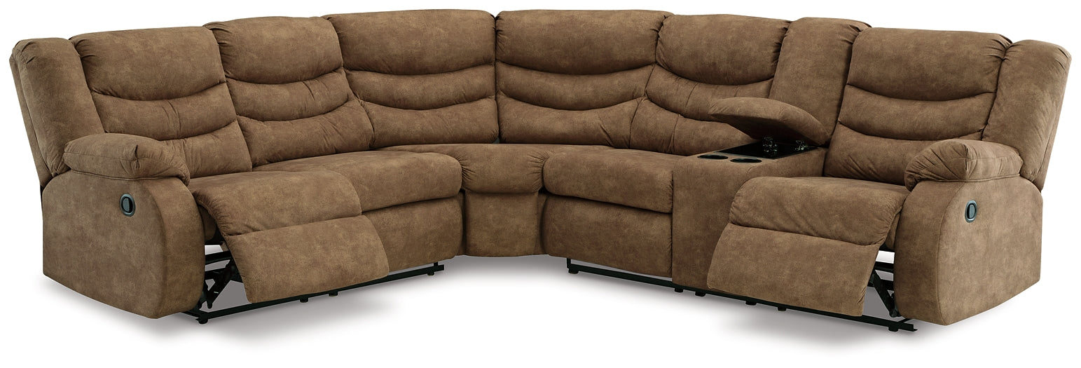 Partymate 2-Piece Reclining Sectional Royal Furniture