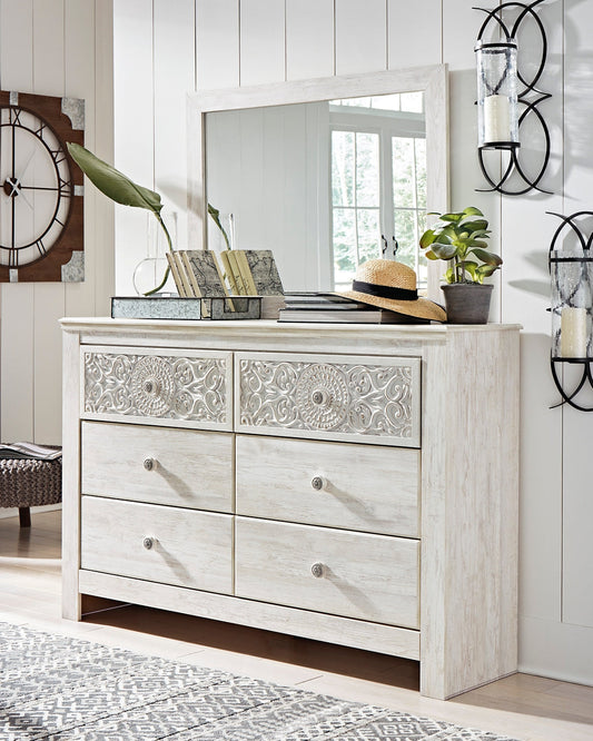 Paxberry Dresser and Mirror Royal Furniture