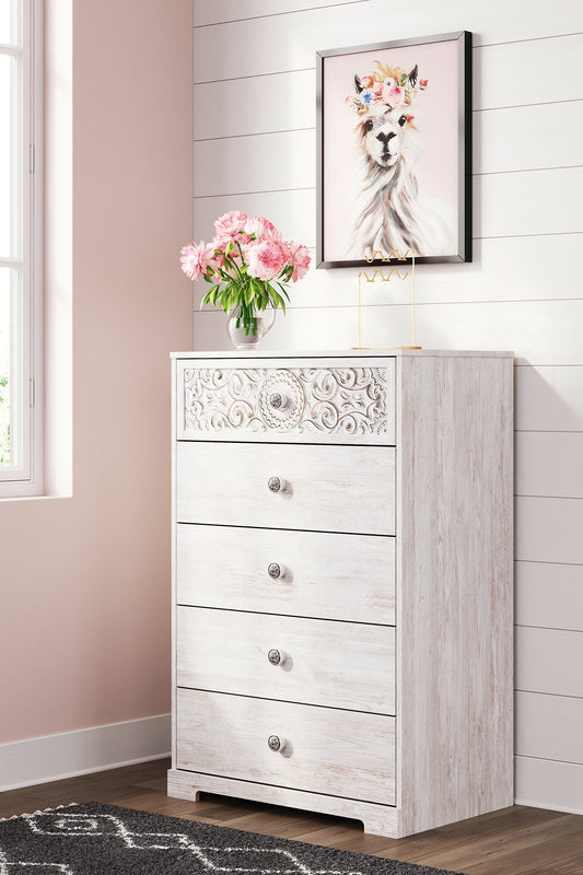 Paxberry Five Drawer Chest Royal Furniture