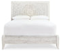 Paxberry Queen Panel Bed with Mirrored Dresser, Chest and 2 Nightstands Royal Furniture