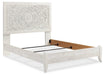 Paxberry Queen Panel Bed with Mirrored Dresser, Chest and 2 Nightstands Royal Furniture