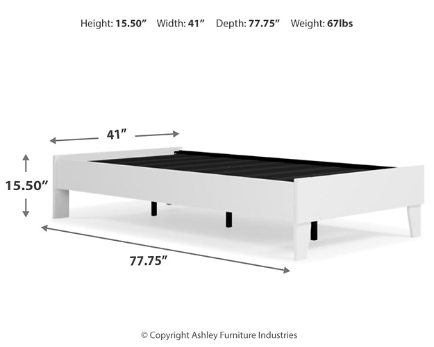 Piperton Queen Platform Bed Royal Furniture