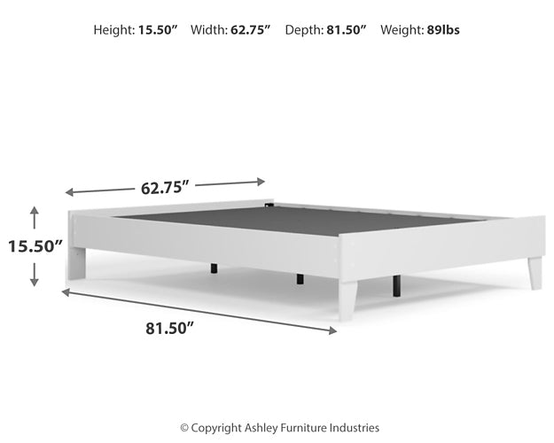 Piperton Queen Platform Bed Royal Furniture