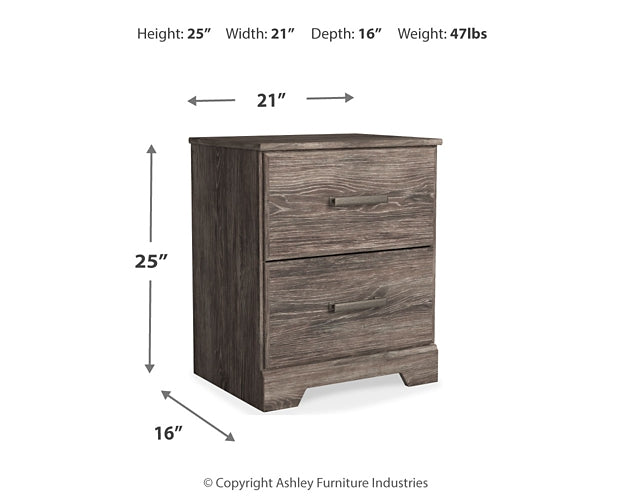 Ralinksi Two Drawer Night Stand Royal Furniture