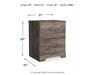 Ralinksi Two Drawer Night Stand Royal Furniture