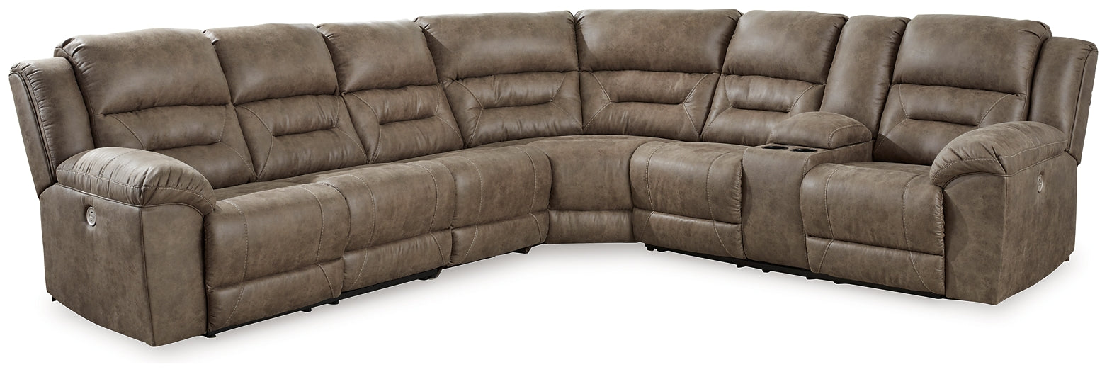 Ravenel 4-Piece Power Reclining Sectional Royal Furniture