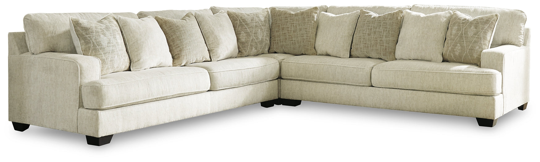 Rawcliffe 3-Piece Sectional with Ottoman Royal Furniture