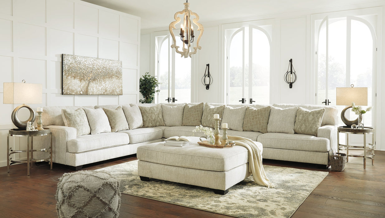 Rawcliffe 4-Piece Sectional with Ottoman Royal Furniture