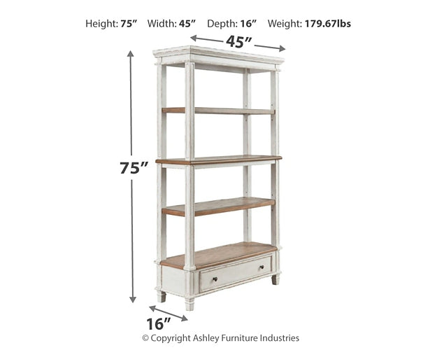 Realyn Bookcase Royal Furniture