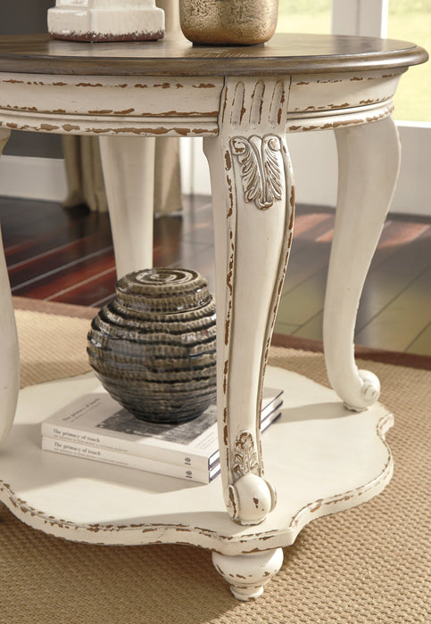 Realyn Coffee Table with 1 End Table Royal Furniture