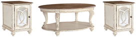 Realyn Coffee Table with 2 End Tables Royal Furniture