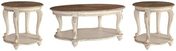 Realyn Coffee Table with 2 End Tables Royal Furniture