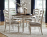 Realyn Dining Table and 4 Chairs Royal Furniture