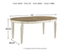 Realyn Dining Table and 4 Chairs Royal Furniture