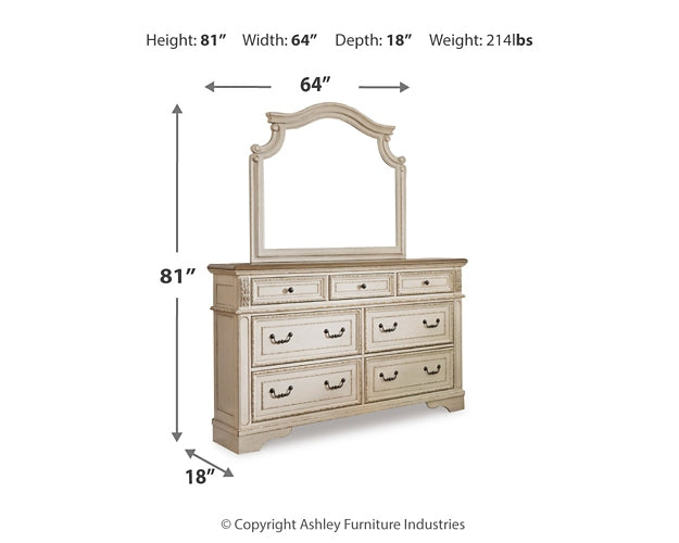 Realyn Dresser and Mirror Royal Furniture