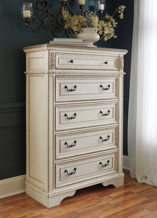 Realyn Five Drawer Chest Royal Furniture