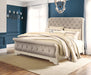 Realyn Queen Sleigh Bed with Mirrored Dresser Royal Furniture