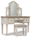 Realyn Vanity/Mirror/Stool (3/CN) Royal Furniture