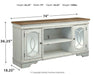 Realyn XL TV Stand w/Fireplace Option Royal Furniture