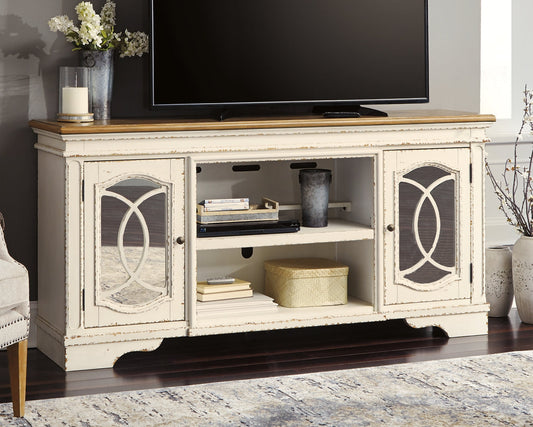 Realyn XL TV Stand w/Fireplace Option Royal Furniture