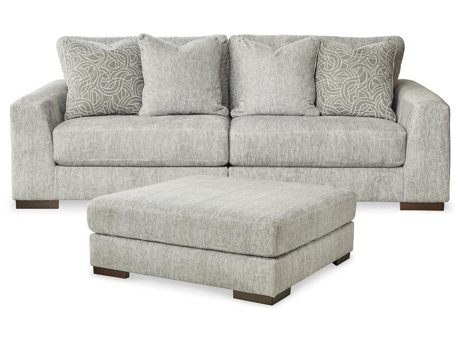 Regent Park 2-Piece Sectional with Ottoman Royal Furniture