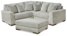 Regent Park 3-Piece Sectional with Ottoman Royal Furniture