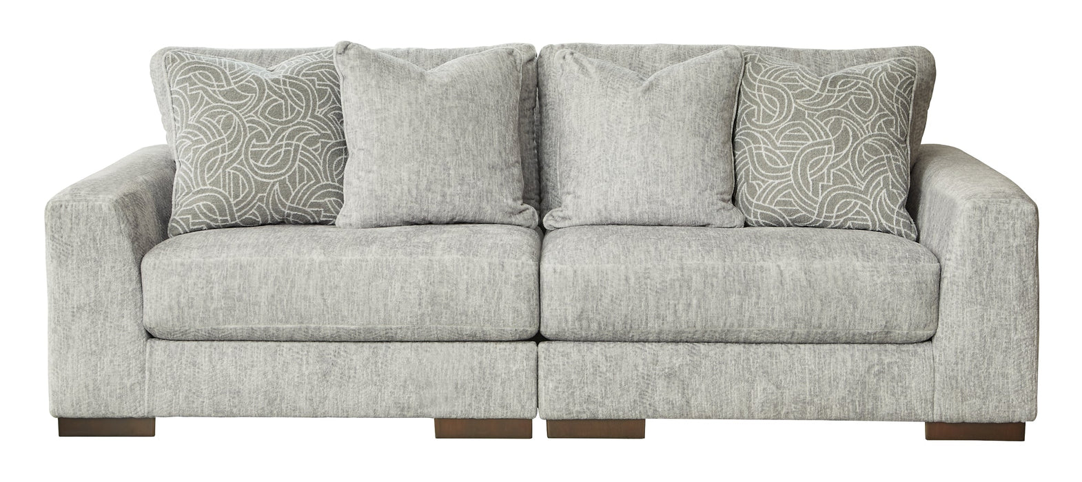 Regent Park 3-Piece Sectional with Ottoman Royal Furniture