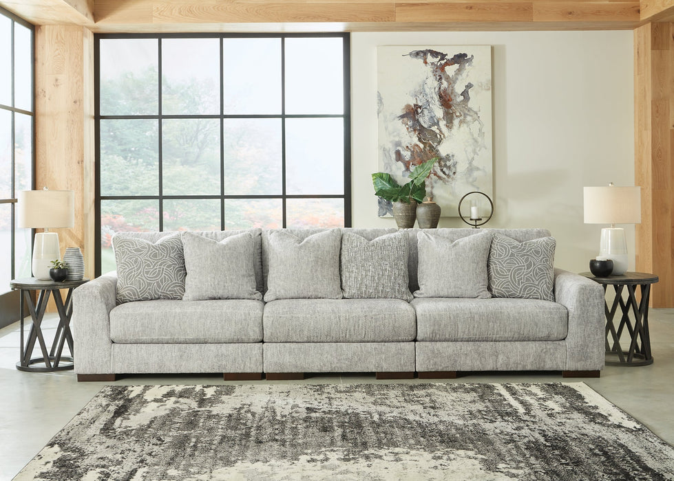 Regent Park 4-Piece Sectional with Ottoman Royal Furniture