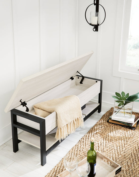 Rhyson Storage Bench Royal Furniture