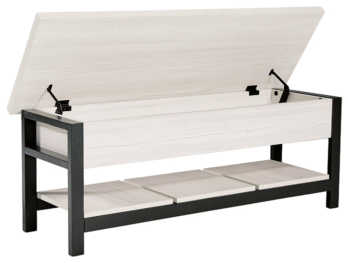 Rhyson Storage Bench Royal Furniture