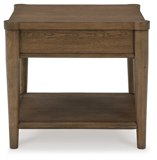 Roanhowe Rectangular End Table Royal Furniture