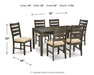 Rokane Dining Room Table Set (7/CN) Royal Furniture