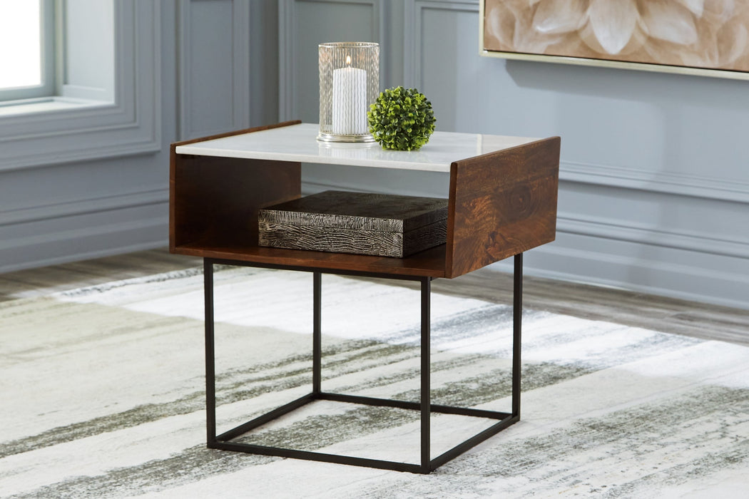 Rusitori Rectangular End Table Royal Furniture